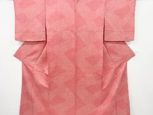 リサイクル　石畳模様小紋着物